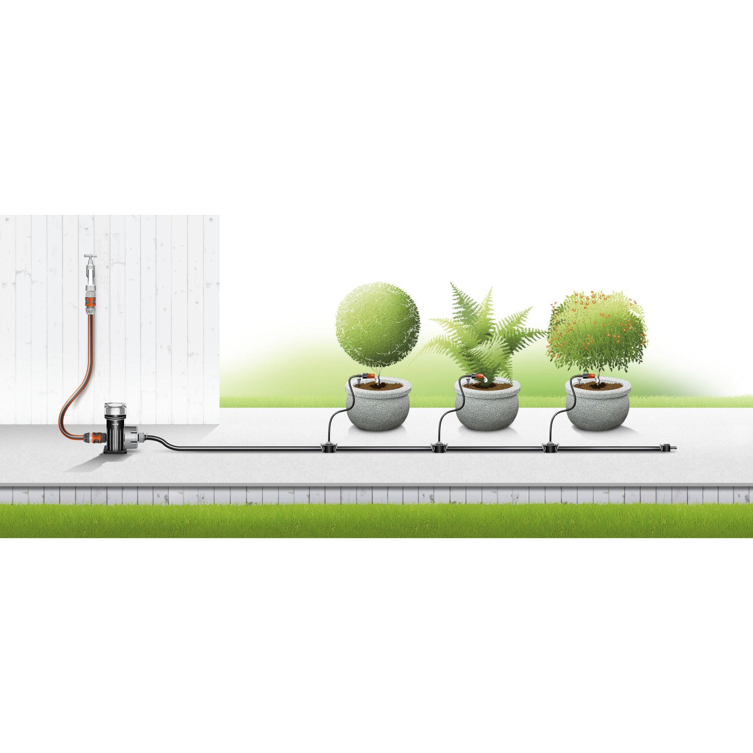 Set de riego para Macetas M Gardena